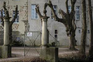 castelo e Vila do gema dentro Westfália foto