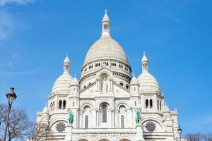 basílica do sagrado coração de paris em paris, frança foto