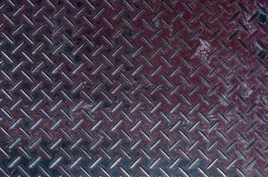 textura de placa de diamante de aço antigo, estilo padrão de piso de aço para plano de fundo foto
