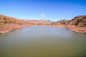 lago dentro a deserto foto