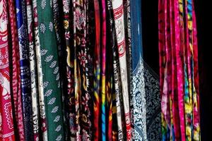 seda lenços dentro Tailândia foto