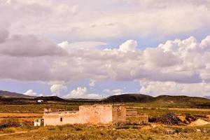 panorama com abandonado construção foto