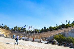 Atenas attica Grécia 2018 famoso panatenaico estádio do a primeiro olímpico jogos Atenas Grécia. foto