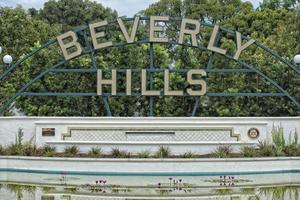 sinal de los angeles de beverly hills foto