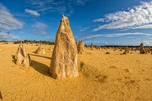 pinnacles park no oeste da austrália foto