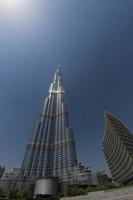 dubai, eua - Outubro 2012 burji Khalifa a Altíssima construção dentro a mundo dubai Horizonte foto