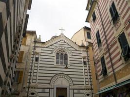 Igreja do monterosso cinque terre pictoresco Vila foto