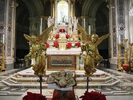 madona della guardia votivo oferta santuário em Génova montanha Colina Igreja foto