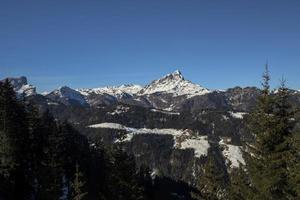 dolomitas neve panorama val badia armentara foto