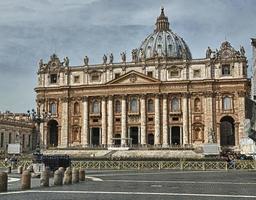 Roma Vaticano Lugar, colocar santo Peter catedral depois de papa francis massa foto