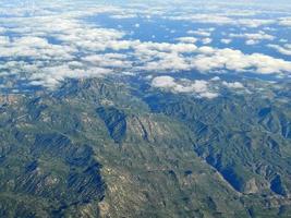 serra da baja califórnia sur méxico vista aérea foto