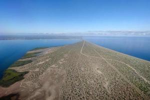 la paz baja california sur mogote peninsula aérea foto