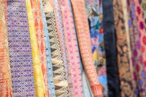 tecido de tecido de algodão de seda indonésio batik para venda foto