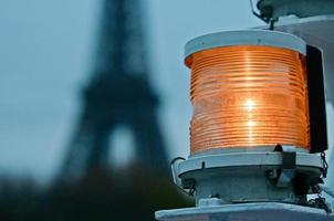 Tour eiffel Visão a partir de bateau foto