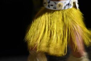 efeito de movimento de hula de dançarina polinésia foto