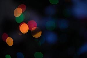textura de fundo suave de luzes de natal foto