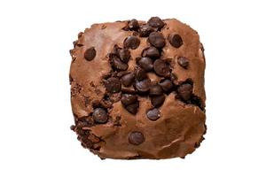 821 chocolate Brownie isolado em uma transparente fundo foto