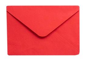 2317 vermelho envelope isolado em uma transparente fundo foto