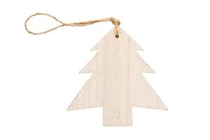 6022 bege de madeira Natal árvore decoração isolado em uma transparente fundo foto