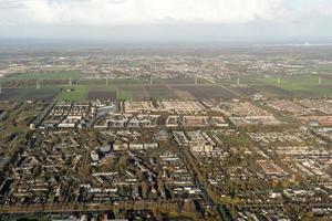 porto de amsterdã canais estradas vista aérea panorama foto