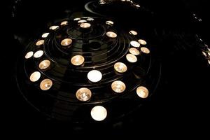 votivo velas dentro Paris catedral notre dame foto