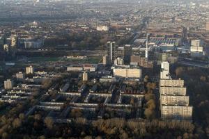 porto de amsterdã canais estradas vista aérea panorama foto