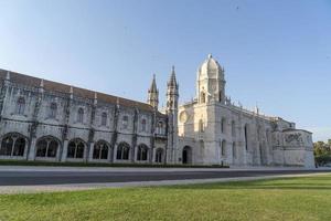 lisboa mosteiro dos jeronimos ao pôr do sol foto