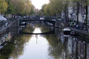 Faz não beber amsterdam placa dentro canal foto