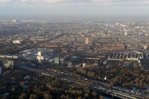 porto de amsterdã canais estradas vista aérea panorama foto