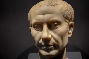 César imperador romano face cabeça foto
