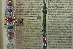 medieval livro detalhe fechar acima manuscrito foto