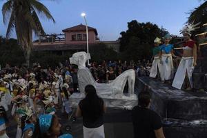 la paz, méxico - 22 de fevereiro de 2020 - carnaval tradicional da baja california foto