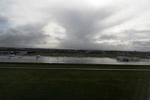 amsterdã, holanda - 26 de fevereiro de 2020 - panorama da vista aérea do aeroporto de schipol foto