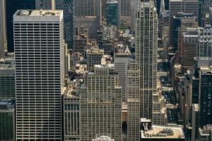 paisagem urbana aérea de nova york manhattan foto