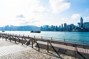 paisagem urbana da cidade de hong kong, china foto