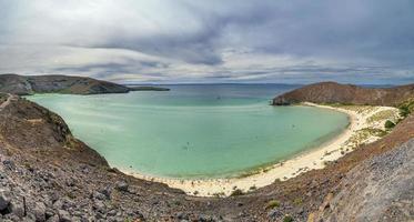 balandra beach la paz baja california sur méxico paisagem aérea foto