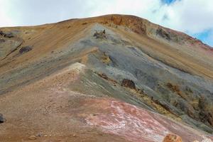 vermelho vulcânico solo Islândia foto