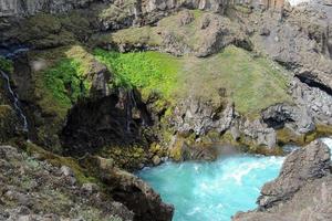 Islândia aldeyjarfoss cachoeira água nacional parque foto