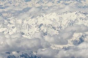 Alpes vista aérea foto