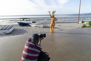 la paz, méxico - 22 de fevereiro de 2020 - carnaval tradicional da baja california foto