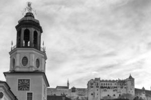 salzburgo castelo vista paisagem foto