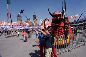 cidade do méxico, méxico - 5 de novembro de 2017 - celebração do dia dos mortos foto