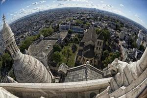 paris enorme vista aérea de montmatre foto