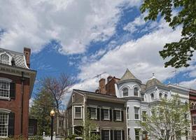 casas de georgetown dc washington foto