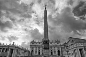 roma praça do vaticano catedral de são pedro foto