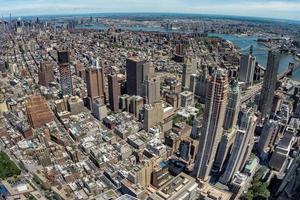 Manhattan vista aérea da torre da liberdade foto