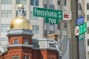 pensilvânia Avenida placa foto