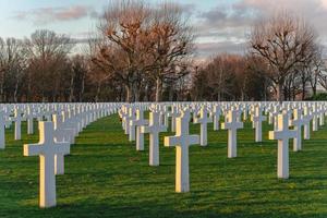 americano cemitério às magraten, Limburgo, a Holanda. 9 Januari 2023. foto