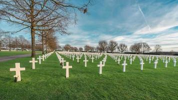 americano cemitério às magraten, Limburgo, a Holanda. 9 Januari 2023. foto