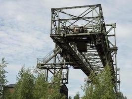 industrial monumento dentro a alemão ruhr aerea foto